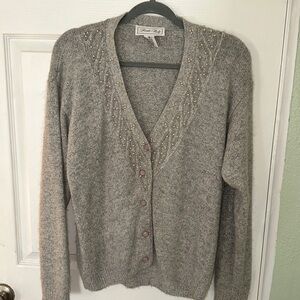 Vintage Private Party cardigan Sweater Sz M